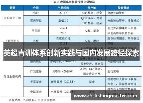 英超青训体系创新实践与国内发展路径探索 英超青训体系创新实践与国内发展路径探索